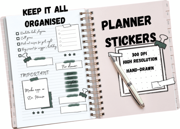 Download Printable Planner Stickers Eve Evergreen - Printable Collection