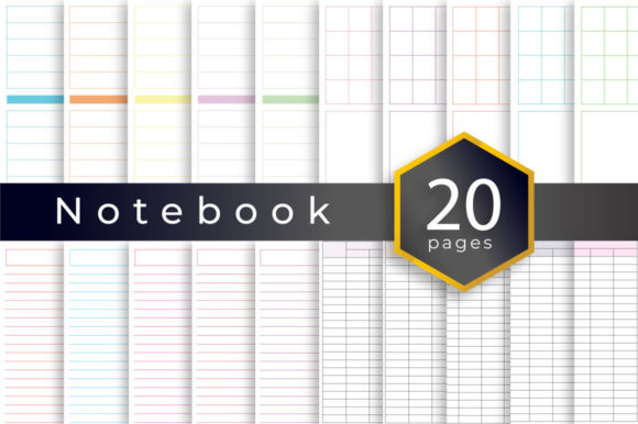 Download Notebook Printable Paper KDP Interior - Printable Collection
