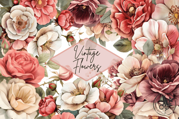 Download Vintage Flowers - Vintage flowers Collection