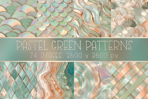 Download Elegant Pastel Green Printable Patterns - Printable Collection