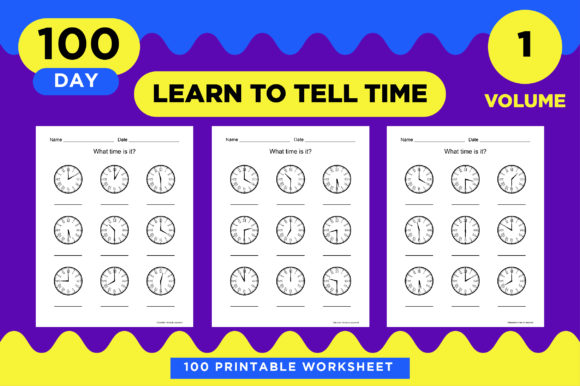 Download What Time is It? - 100 Printable Paper - Printable Collection