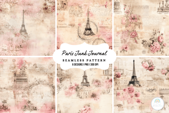 Download Paris Junk Journal Background - Junk journal background Collection