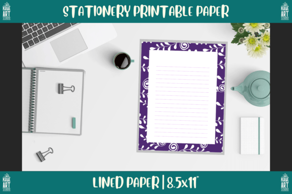 Download Bordered Stationery Printable Paper 230 - Printable Collection