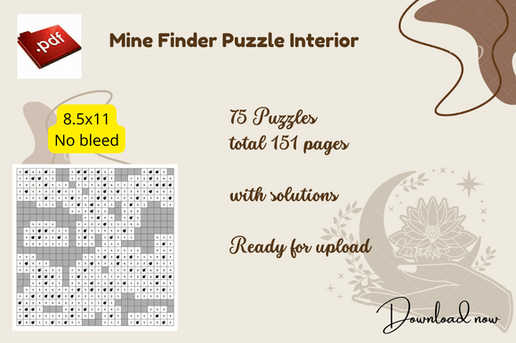 Download Mine Finder Puzzle Printable Paper - Printable Collection